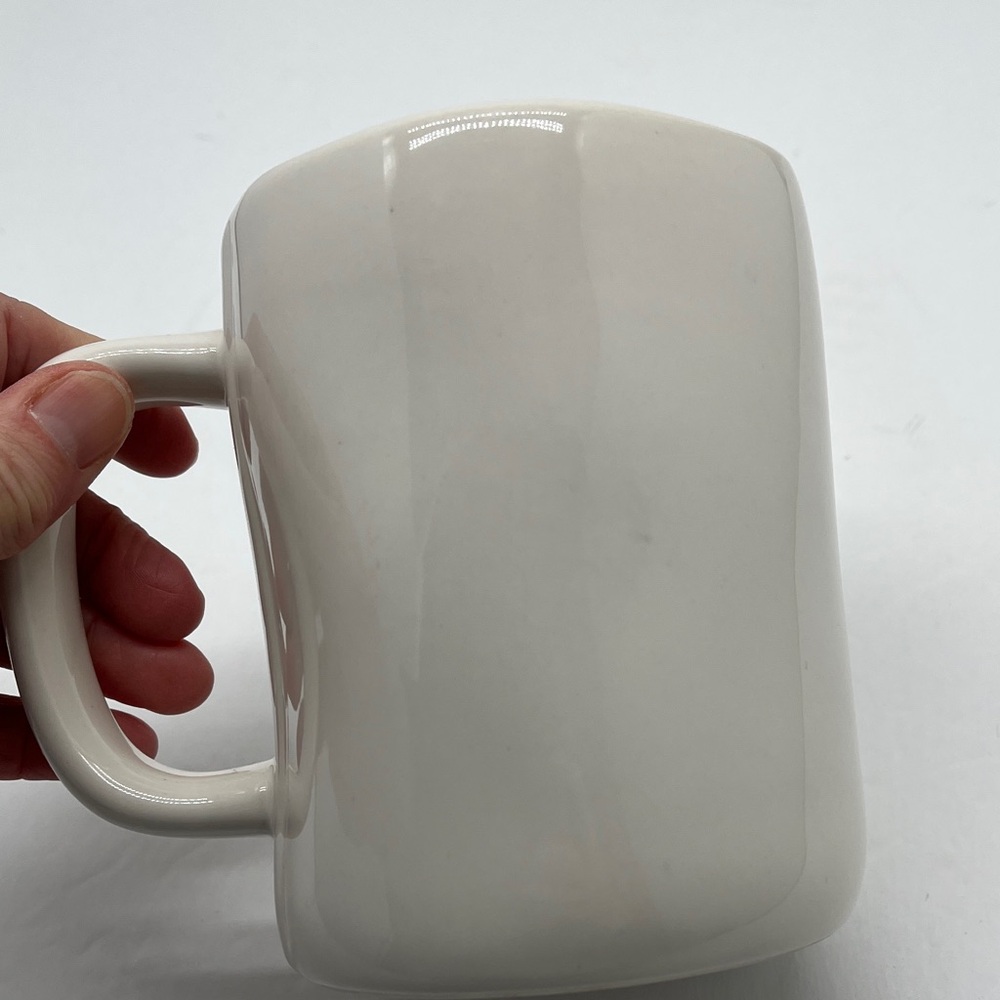 Rae Dunn Meow Ceramic Mug White Coffee Tea - Picture 7 of 7